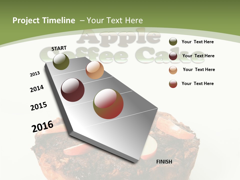 Sweet White Dessert PowerPoint Template