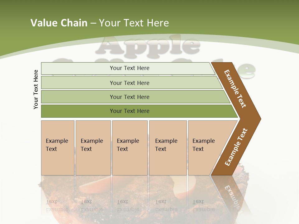 Sweet White Dessert PowerPoint Template