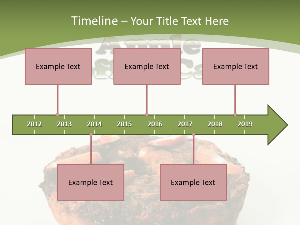 Sweet White Dessert PowerPoint Template