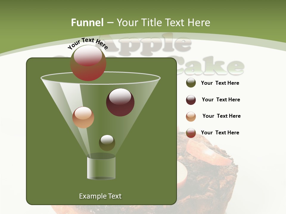 Sweet White Dessert PowerPoint Template