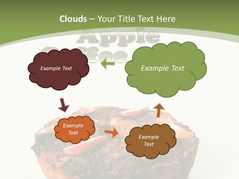 Sweet White Dessert PowerPoint Template