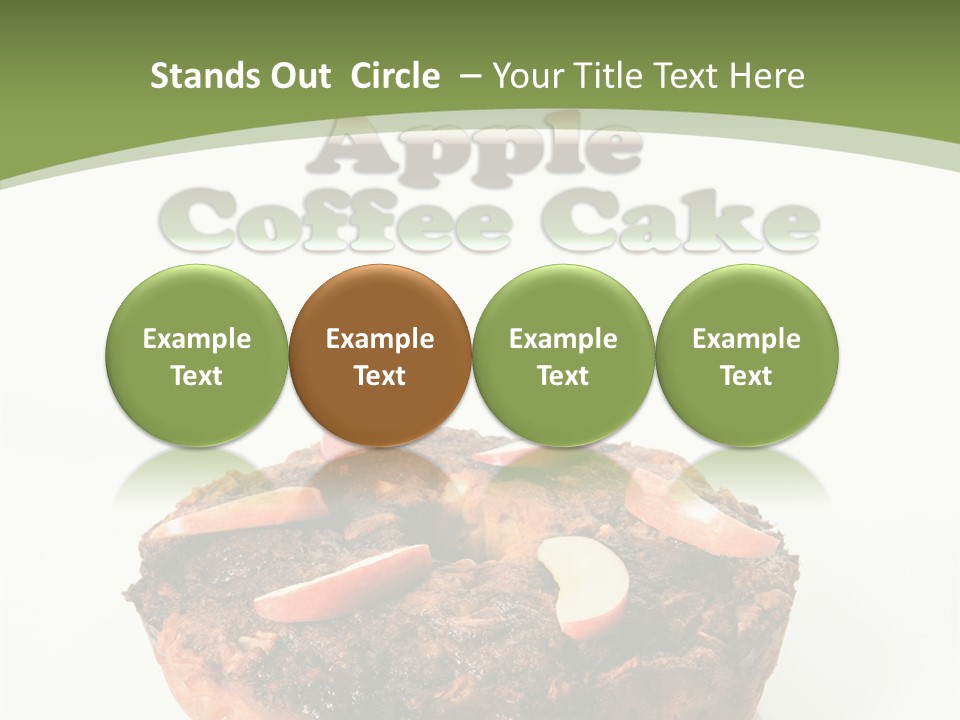 Sweet White Dessert PowerPoint Template