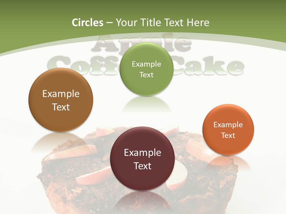 Sweet White Dessert PowerPoint Template