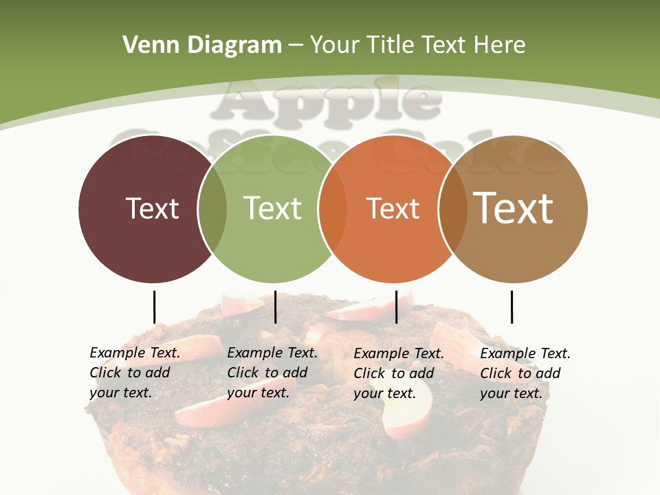 Sweet White Dessert PowerPoint Template