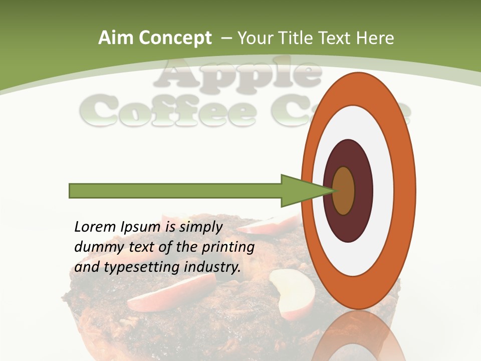 Sweet White Dessert PowerPoint Template