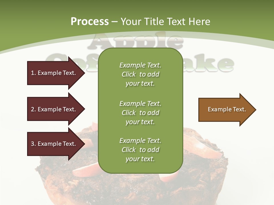 Sweet White Dessert PowerPoint Template