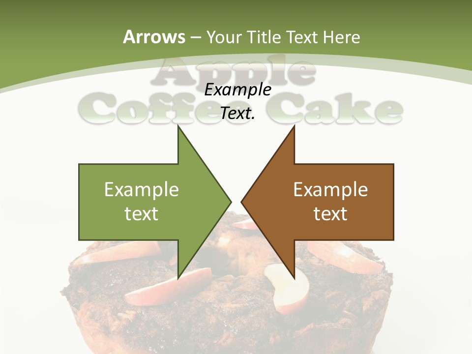 Sweet White Dessert PowerPoint Template