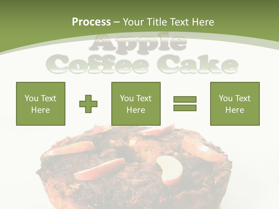 Sweet White Dessert PowerPoint Template