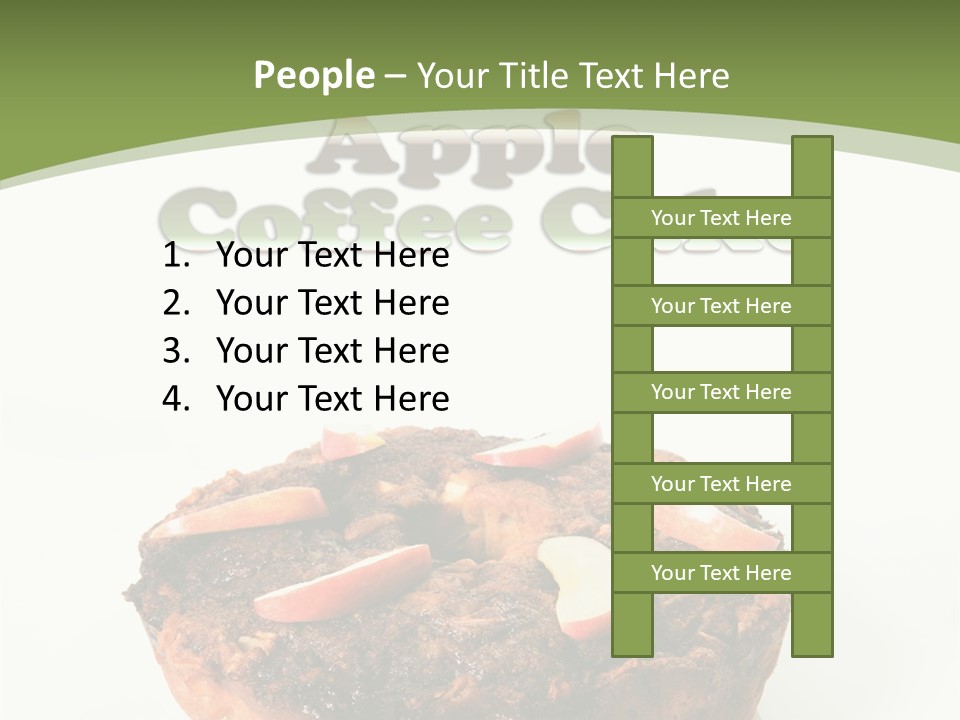 Sweet White Dessert PowerPoint Template