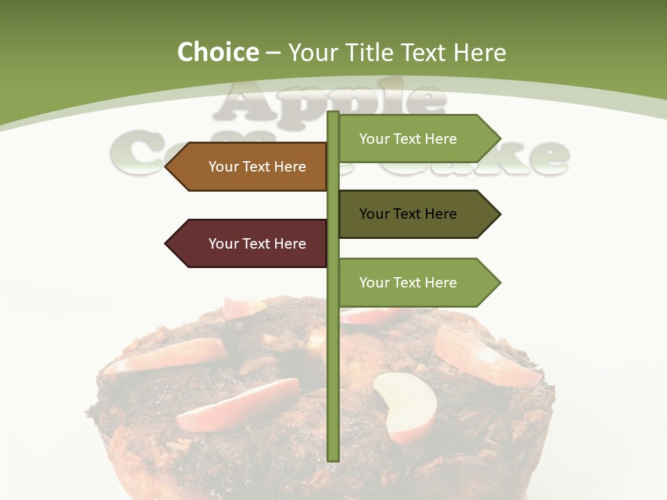 Sweet White Dessert PowerPoint Template