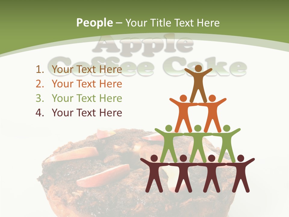 Sweet White Dessert PowerPoint Template