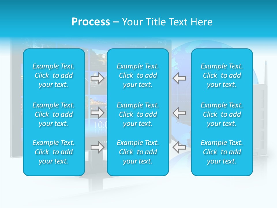 Technology Downloading Screen PowerPoint Template