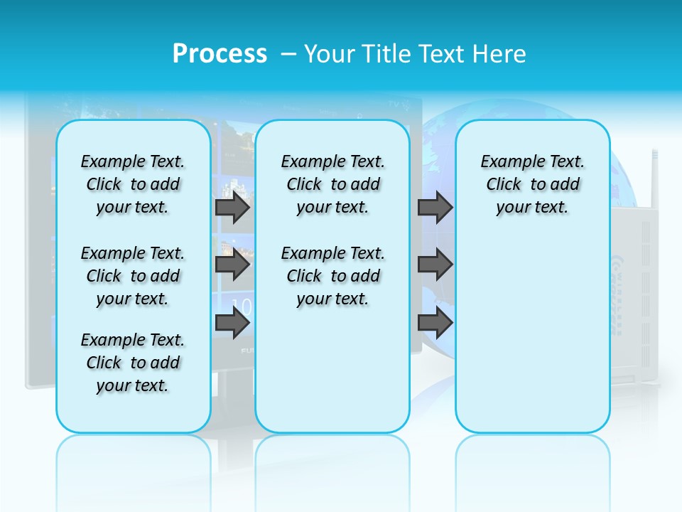 Technology Downloading Screen PowerPoint Template