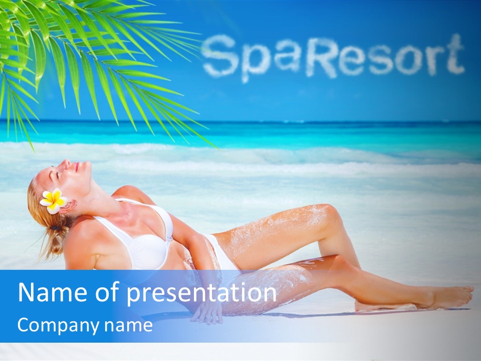 Holidays Resort Ocean PowerPoint Template