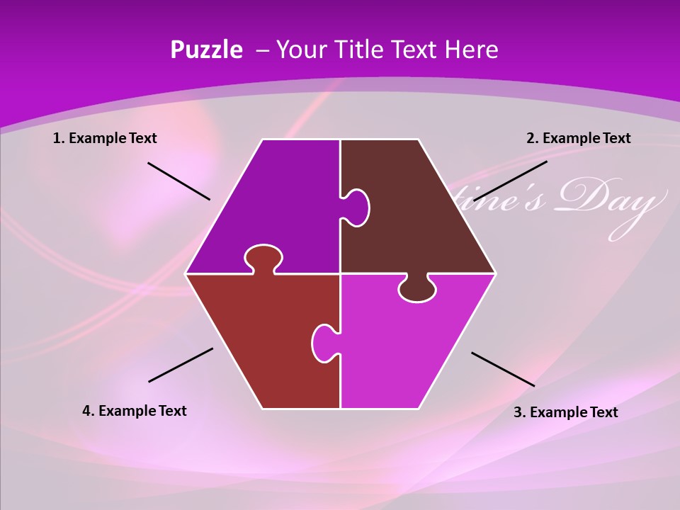 Man Teamwork Figure PowerPoint Template