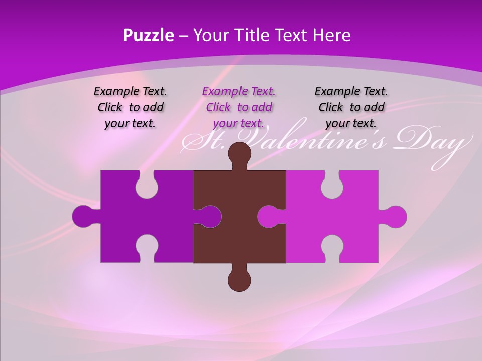 Man Teamwork Figure PowerPoint Template