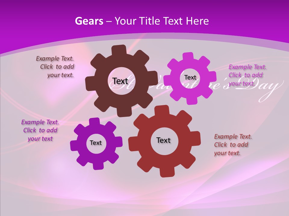 Man Teamwork Figure PowerPoint Template