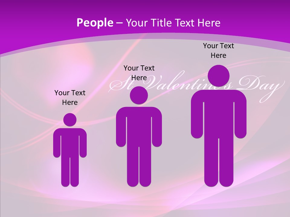 Man Teamwork Figure PowerPoint Template