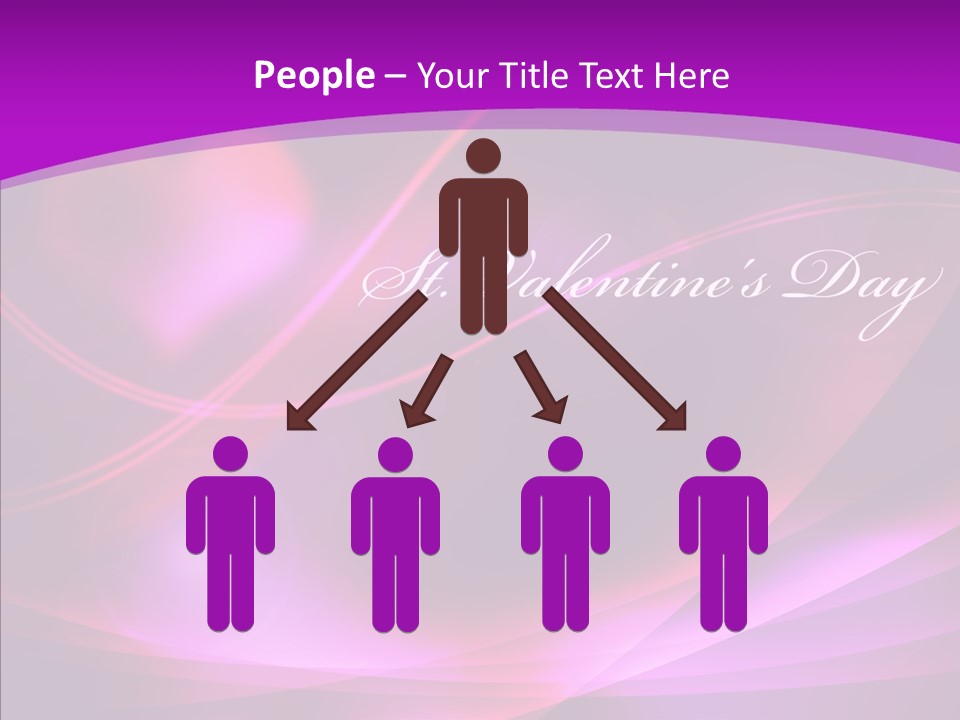 Man Teamwork Figure PowerPoint Template