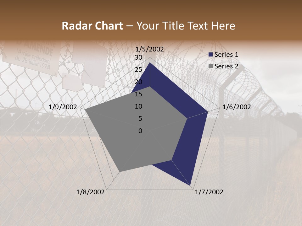 French Poles Danger PowerPoint Template