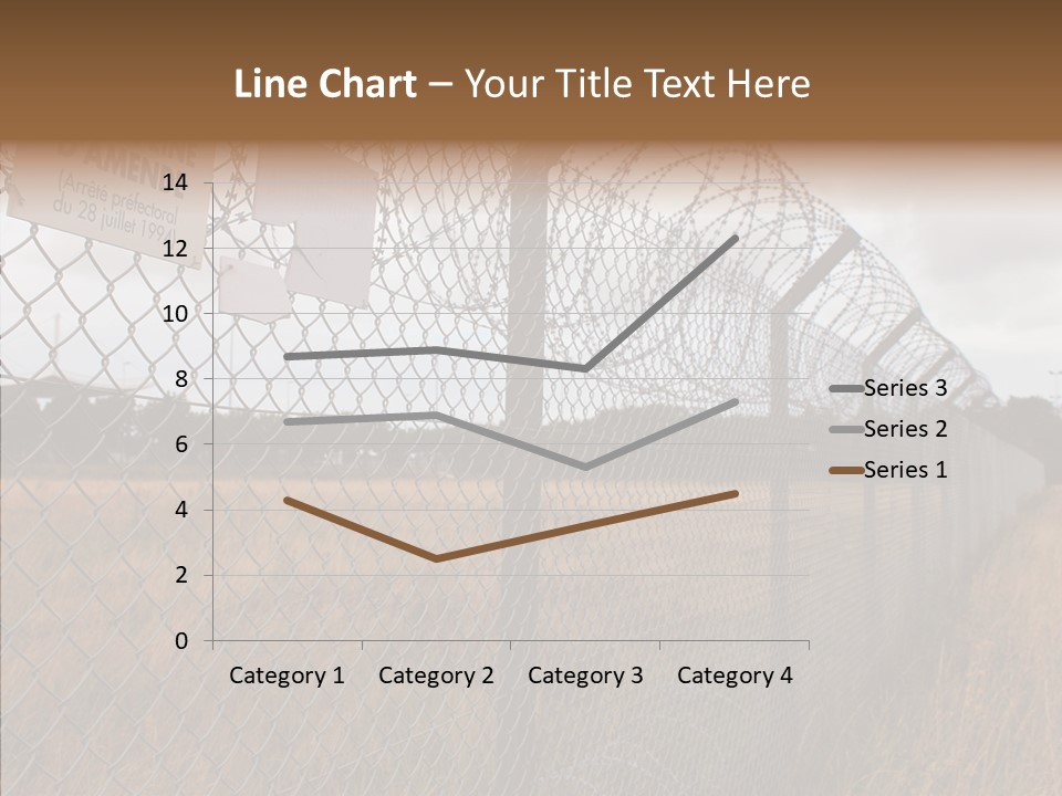 French Poles Danger PowerPoint Template
