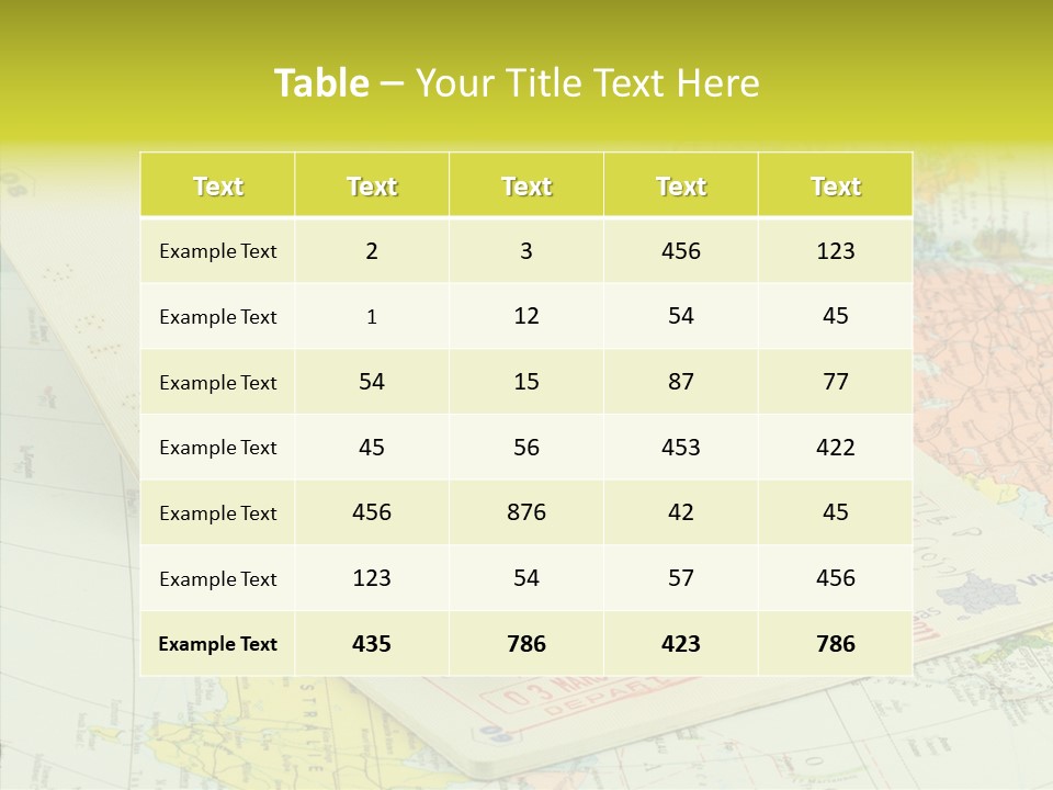 Taxes Concept Voyageur PowerPoint Template