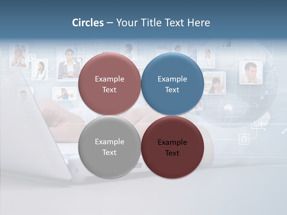 Group Global Relationship PowerPoint Template