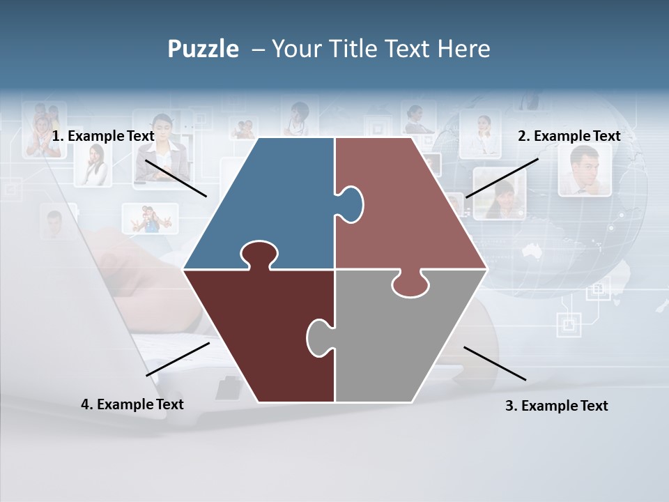Group Global Relationship PowerPoint Template