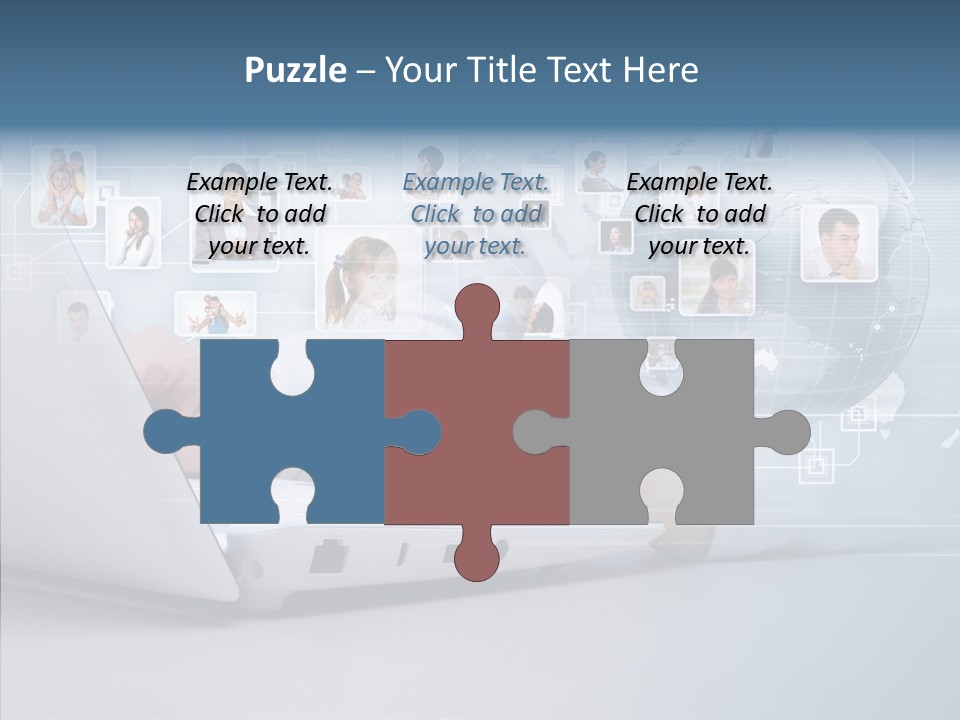 Group Global Relationship PowerPoint Template