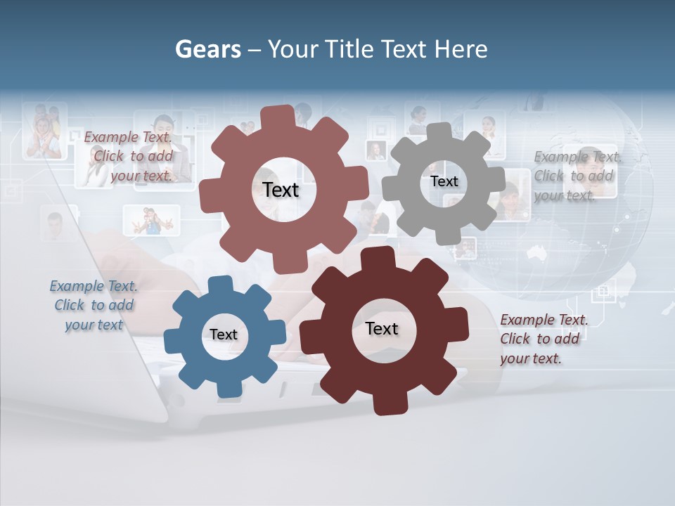 Group Global Relationship PowerPoint Template