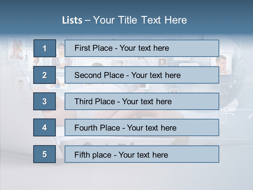Group Global Relationship PowerPoint Template