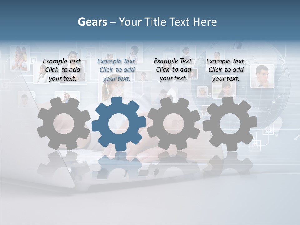 Group Global Relationship PowerPoint Template