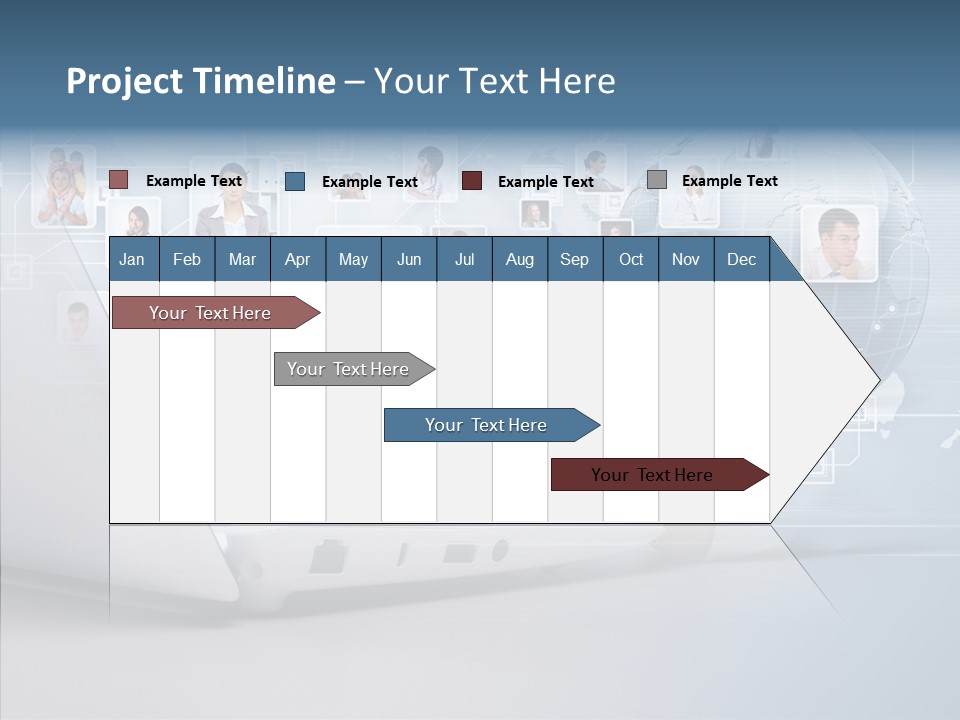 Group Global Relationship PowerPoint Template