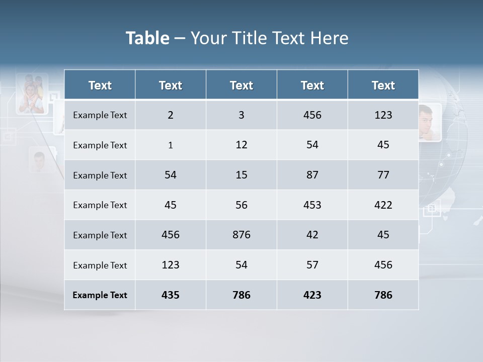 Group Global Relationship PowerPoint Template