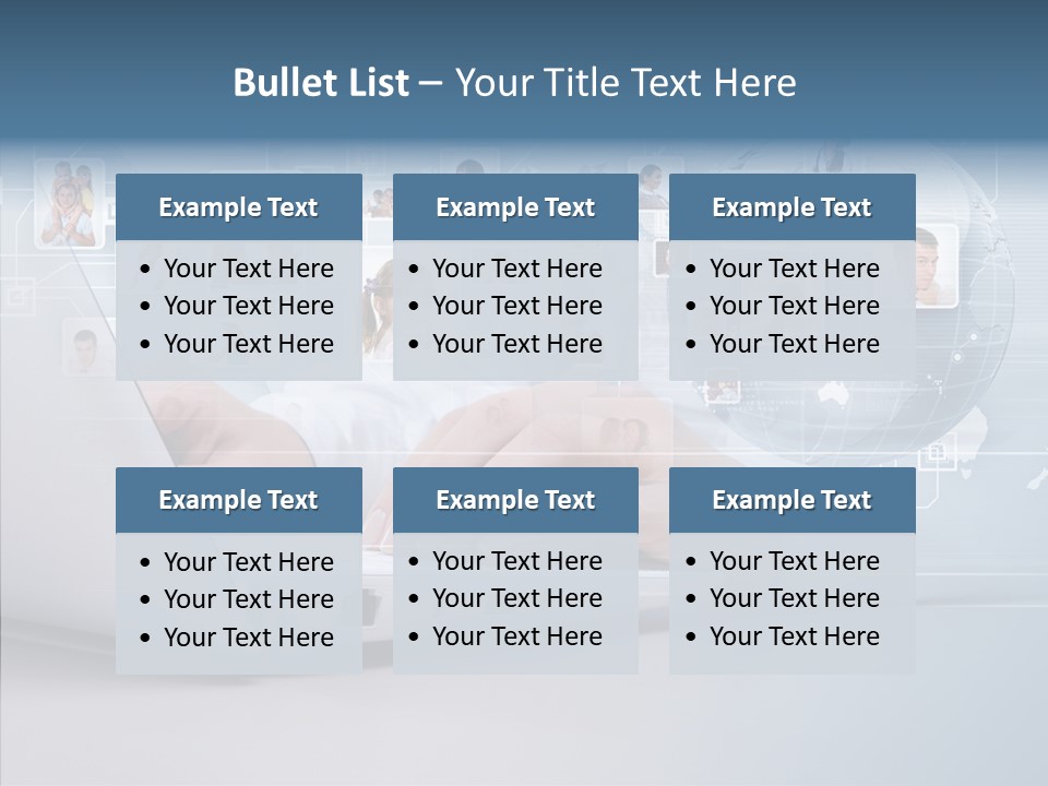 Group Global Relationship PowerPoint Template