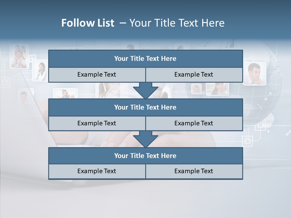 Group Global Relationship PowerPoint Template