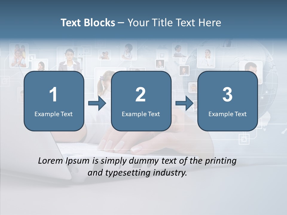 Group Global Relationship PowerPoint Template