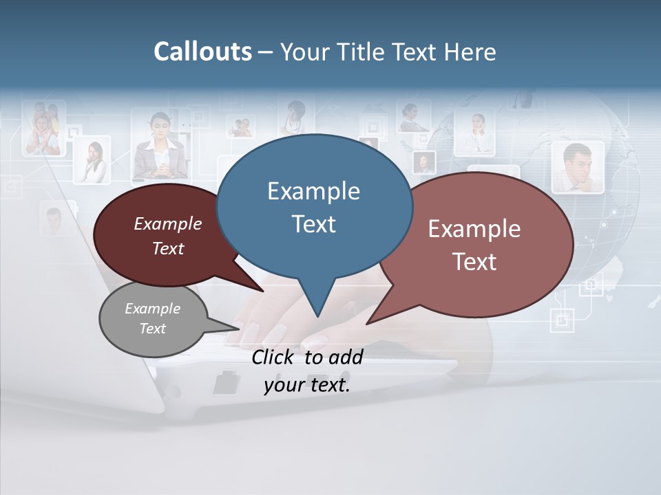 Group Global Relationship PowerPoint Template