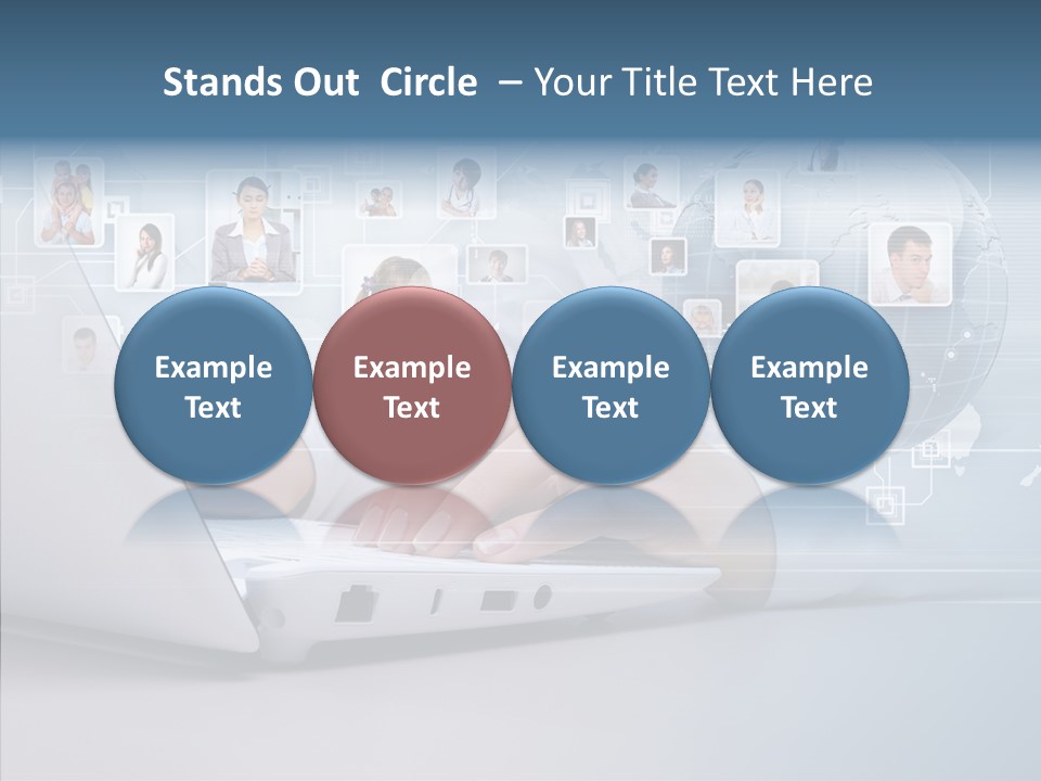 Group Global Relationship PowerPoint Template