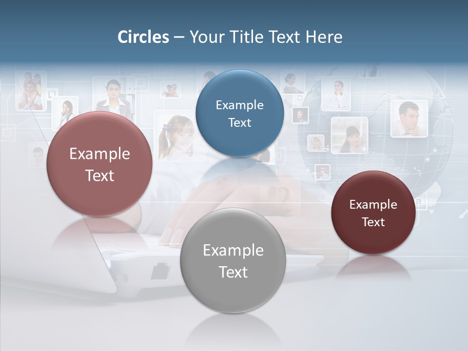 Group Global Relationship PowerPoint Template