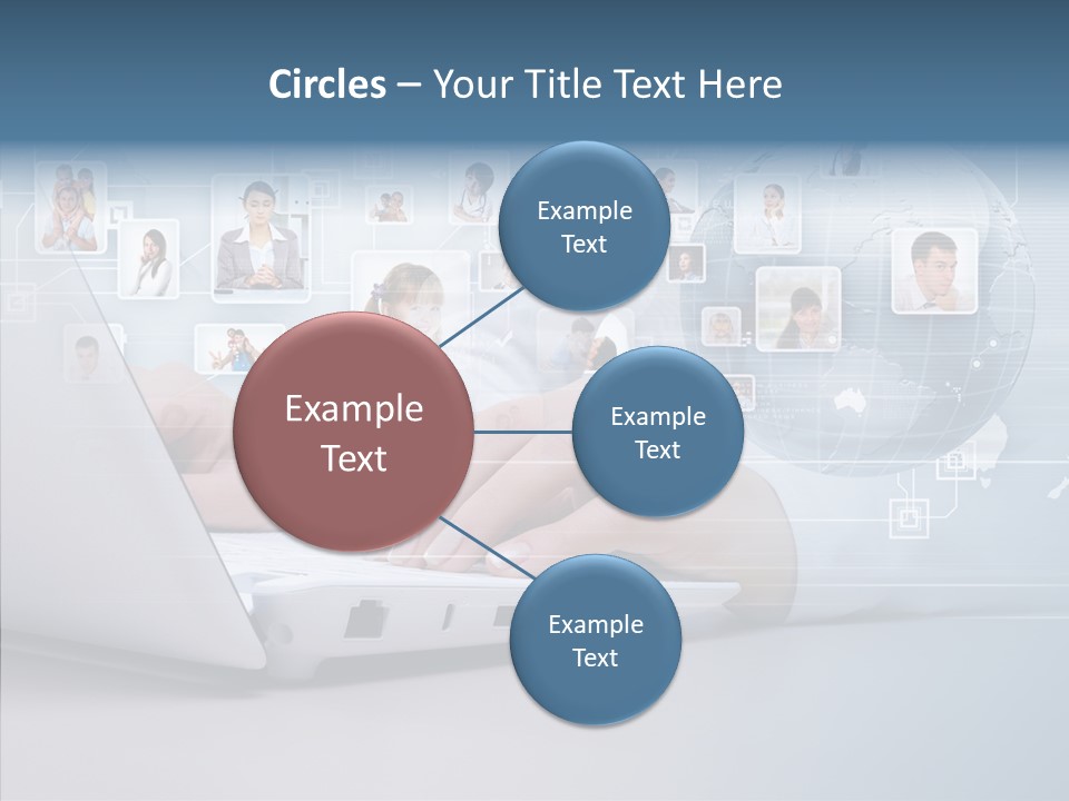 Group Global Relationship PowerPoint Template