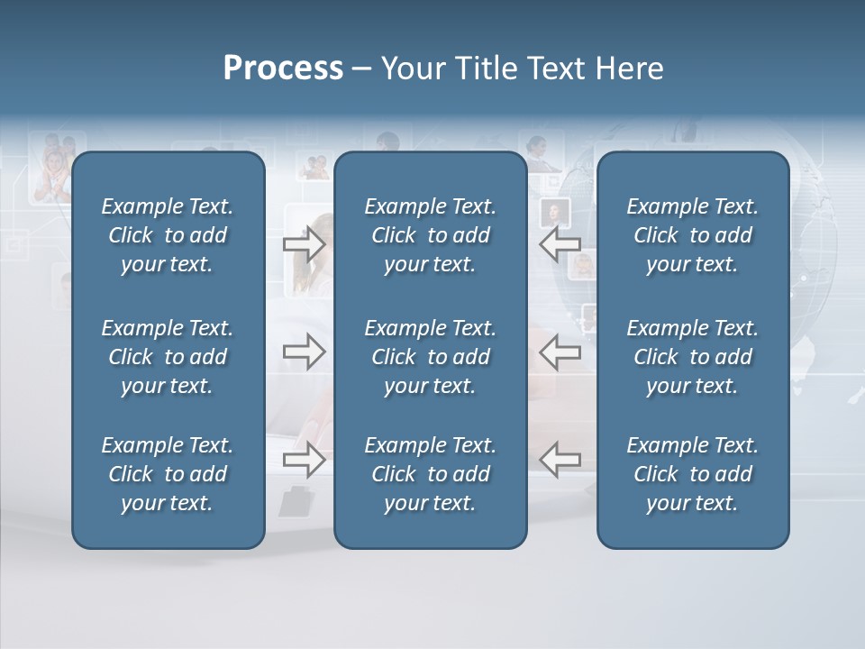 Group Global Relationship PowerPoint Template