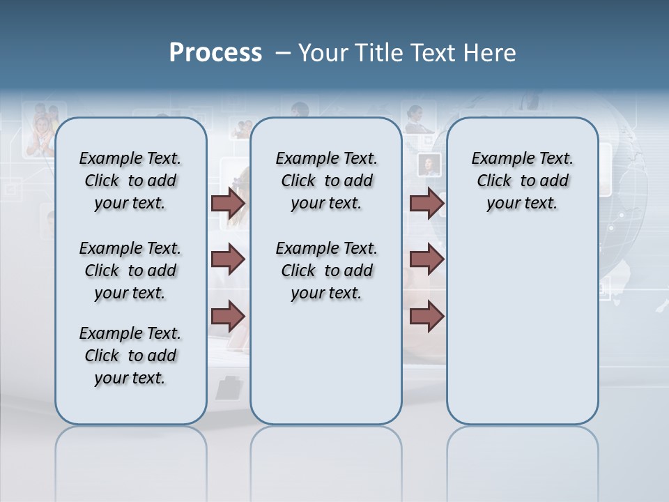 Group Global Relationship PowerPoint Template