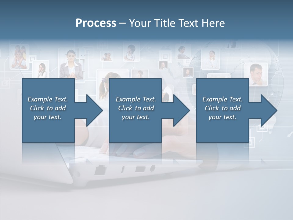 Group Global Relationship PowerPoint Template