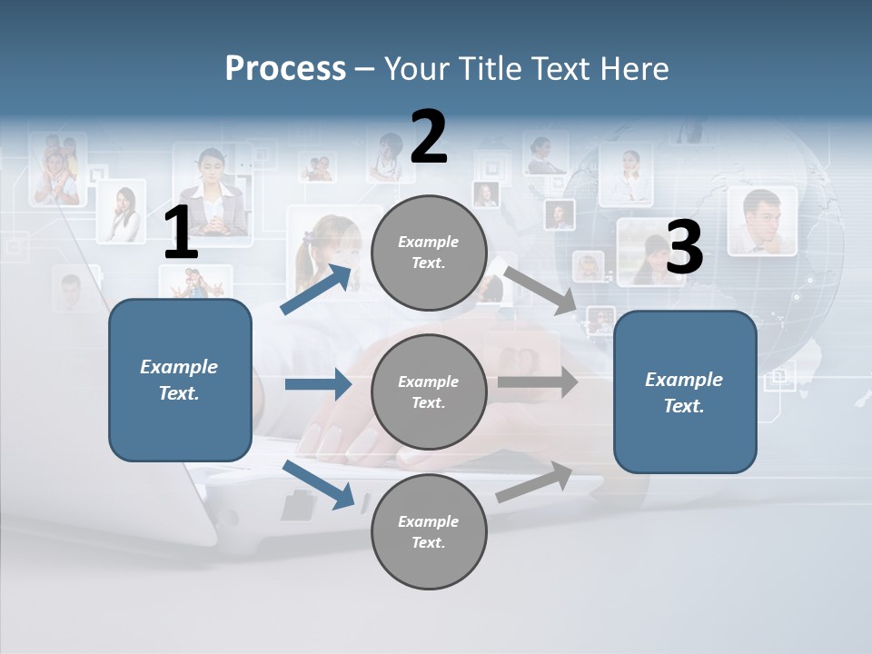 Group Global Relationship PowerPoint Template