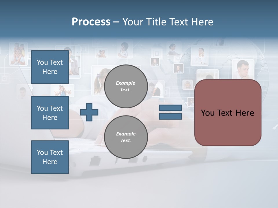 Group Global Relationship PowerPoint Template