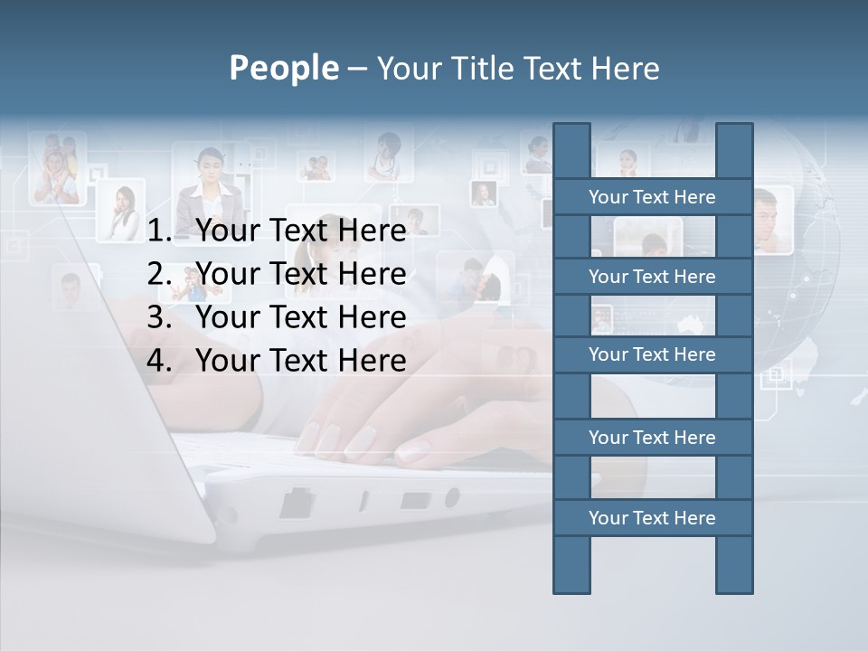 Group Global Relationship PowerPoint Template