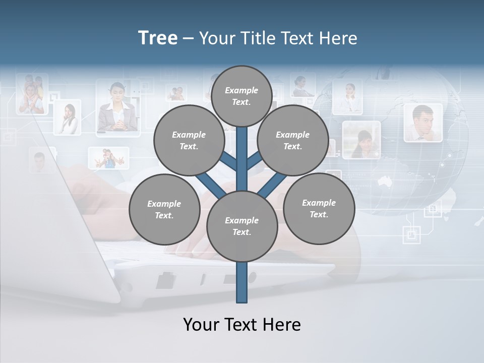 Group Global Relationship PowerPoint Template