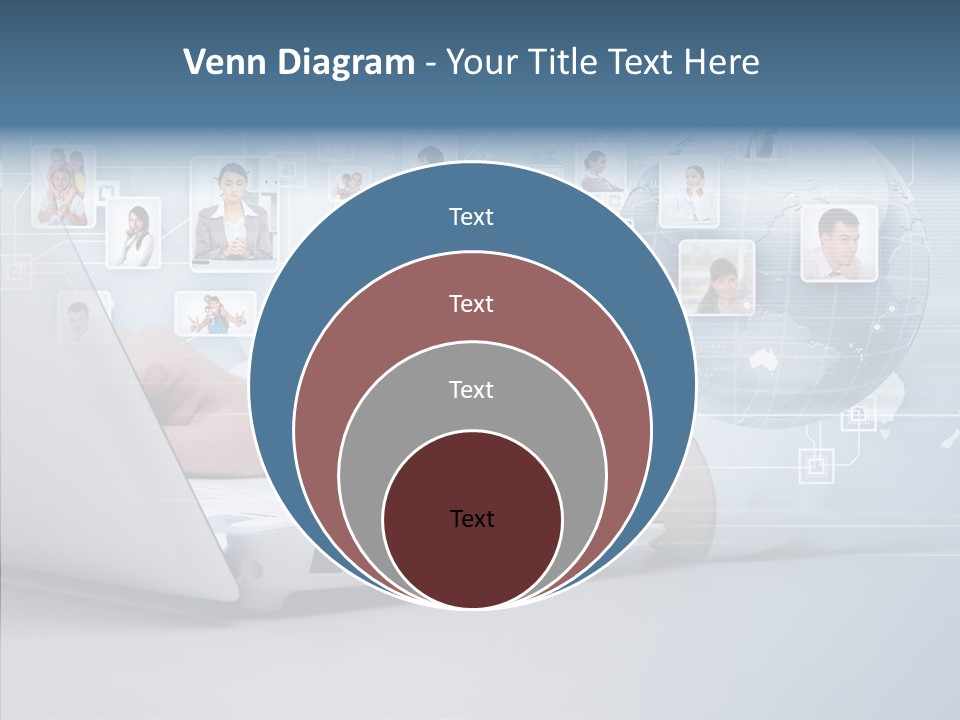 Group Global Relationship PowerPoint Template