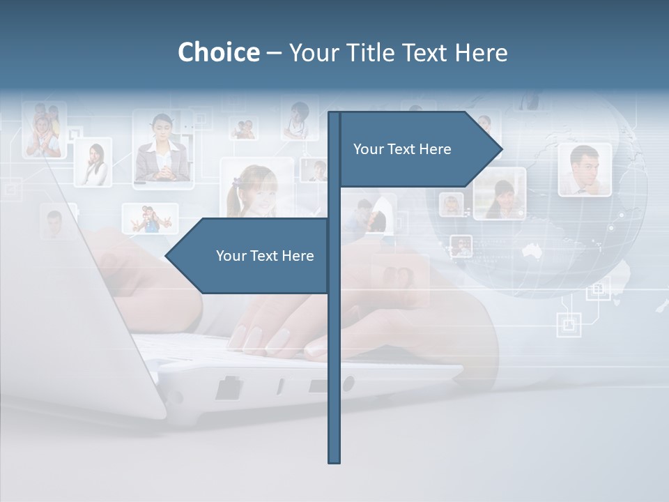 Group Global Relationship PowerPoint Template